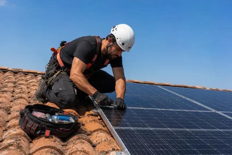Maintenance et monitoring de panneaux solaires à Aigues-Mortes